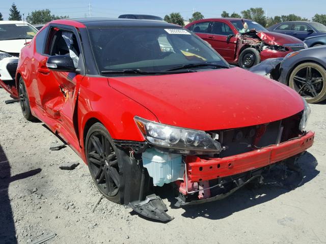 JTKJF5C71D3055319 - 2013 TOYOTA SCION TC 红色 照片 1