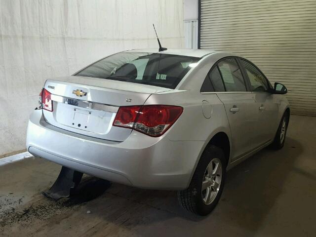 1G1PD5SB2E7292790 - 2014 CHEVROLET CRUZE LT SILVER photo 4