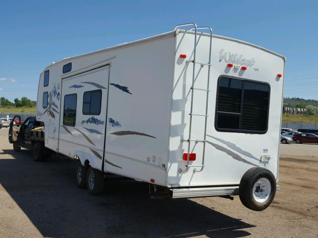 4X4FWCH297V015586 - 2007 CABIN TRAILER WILDCAT WHITE photo 3