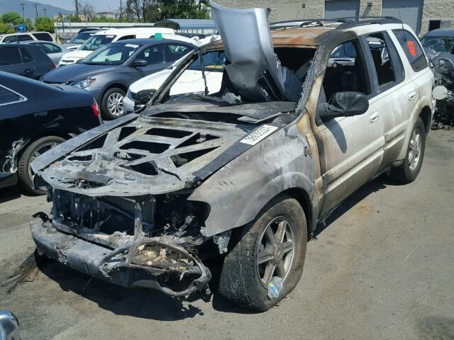 1GHDT13S432392222 - 2003 OLDSMOBILE BRAVADA WHITE photo 2