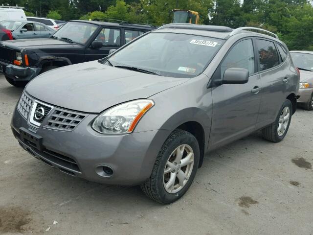 JN8AS58V09W431092 - 2009 NISSAN ROGUE S GRAY photo 2