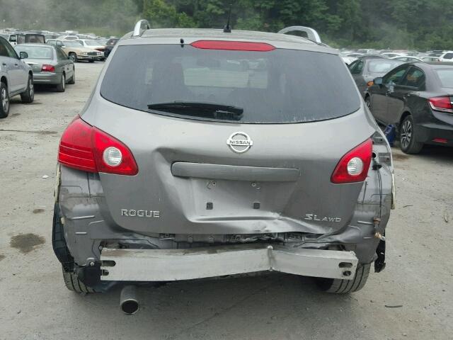 JN8AS58V09W431092 - 2009 NISSAN ROGUE S GRAY photo 9