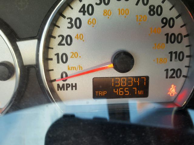 1G8AV15B86Z197553 - 2006 SATURN ION LEVEL BLACK photo 8