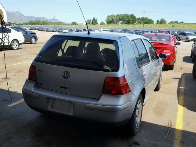 9BWFK61J034038300 - 2003 VOLKSWAGEN GOLF GL SILVER photo 4