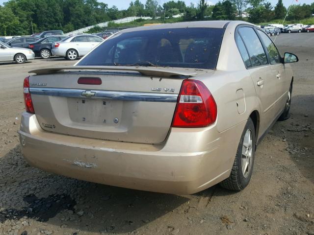 1G1ZT54805F211224 - 2005 CHEVROLET MALIBU LS 棕色 照片 4