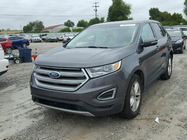 2FMPK4J96GBB60062 - 2016 FORD EDGE SEL CHARCOAL photo 2