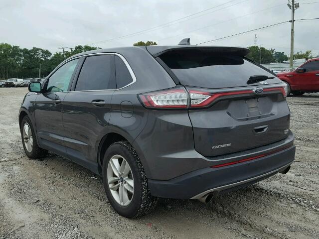 2FMPK4J96GBB60062 - 2016 FORD EDGE SEL CHARCOAL photo 3