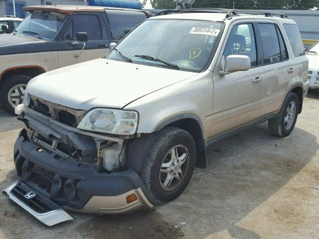 JHLRD18701C029617 - 2001 HONDA CR-V TAN photo 2