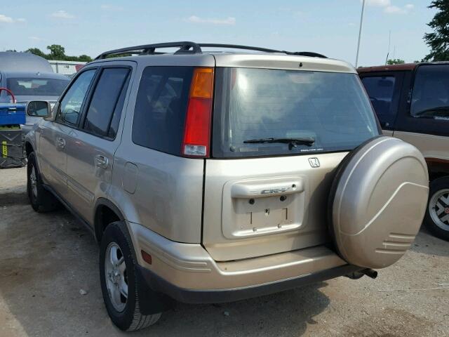 JHLRD18701C029617 - 2001 HONDA CR-V TAN photo 3