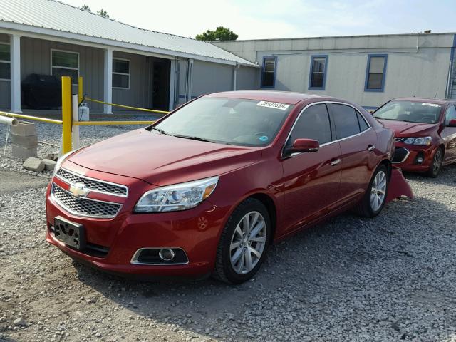 1G11H5SA2DF240176 - 2013 CHEVROLET MALIBU LTZ 栗色 照片 2