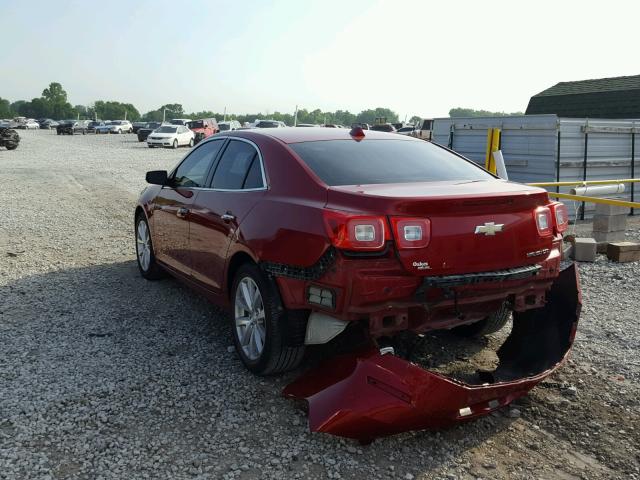 1G11H5SA2DF240176 - 2013 CHEVROLET MALIBU LTZ 栗色 照片 3