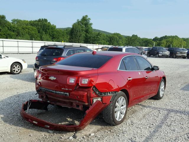 1G11H5SA2DF240176 - 2013 CHEVROLET MALIBU LTZ 栗色 照片 4