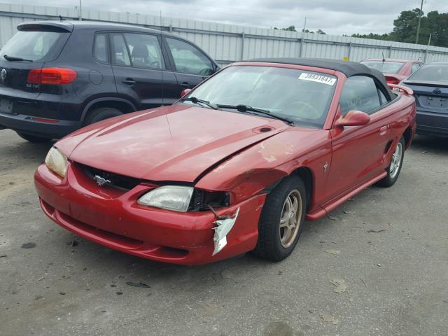 1FALP4441RF143133 - 1994 FORD MUSTANG RED photo 2