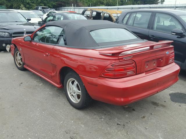 1FALP4441RF143133 - 1994 FORD MUSTANG RED photo 3