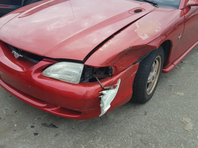 1FALP4441RF143133 - 1994 FORD MUSTANG RED photo 9