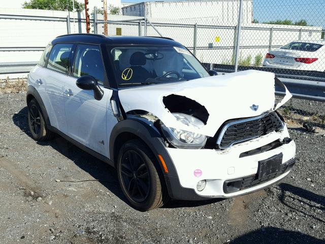 WMWZC5C5XCWL63472 - 2012 MINI COOPER S C WHITE photo 1