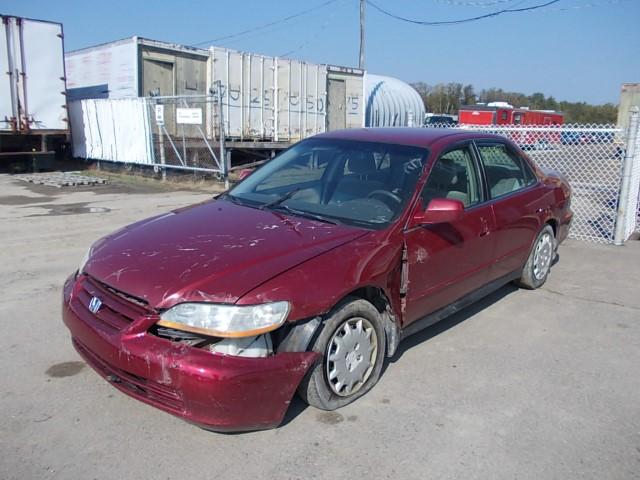 1HGCG56441A807537 - 2001 HONDA ACCORD BURGUNDY photo 2