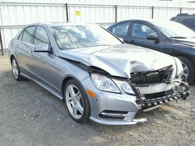 WDDHF5KB5DA692601 - 2013 MERCEDES-BENZ E 350 GRAY photo 1