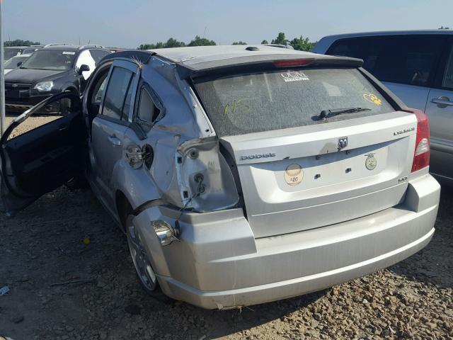 1B3HB48A99D180829 - 2009 DODGE CALIBER SX SILVER photo 3