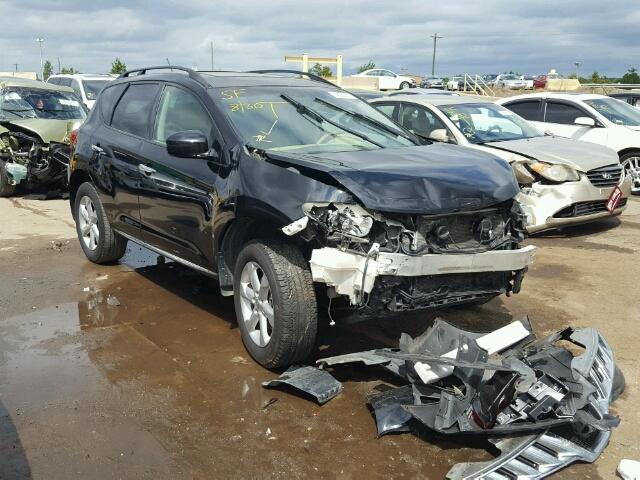 JN8AZ18U29W027884 - 2009 NISSAN MURANO S/S BLACK photo 1