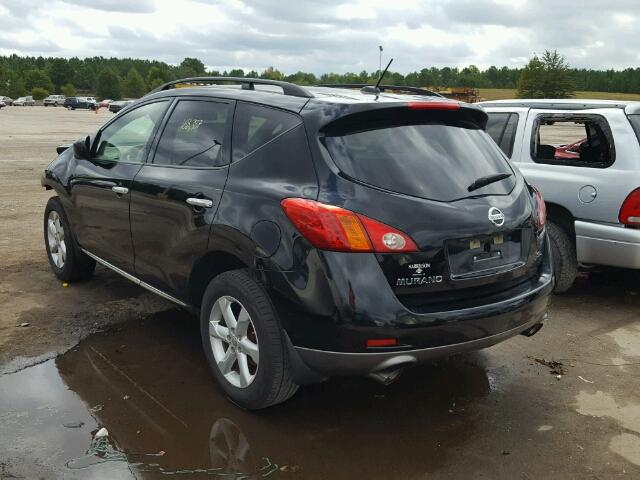 JN8AZ18U29W027884 - 2009 NISSAN MURANO S/S BLACK photo 3