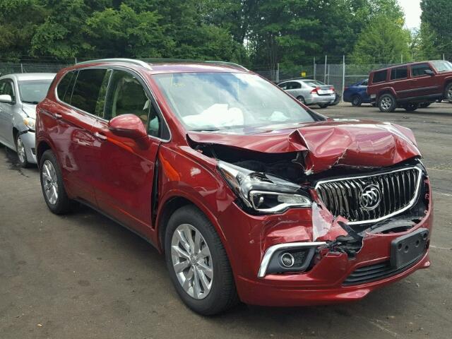 LRBFXBSA5HD196088 - 2017 BUICK ENVISION E RED photo 1