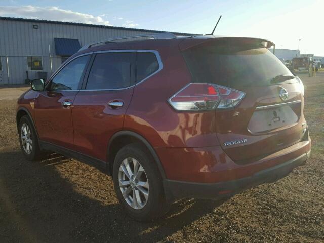 5N1AT2MV4EC760673 - 2014 NISSAN ROGUE RED photo 3