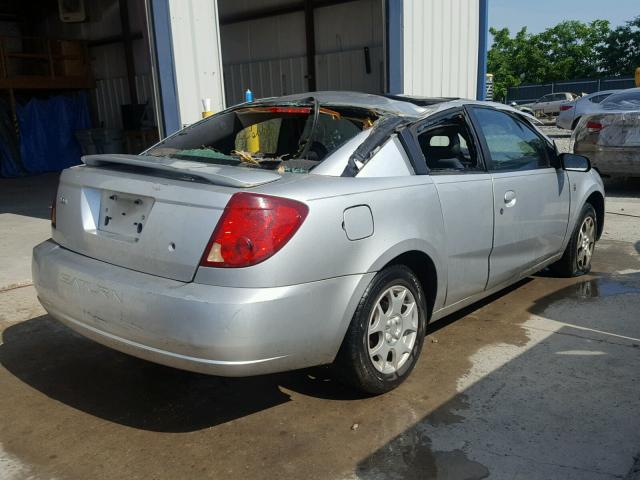1G8AM12F24Z145794 - 2004 SATURN ION LEVEL SILVER photo 4