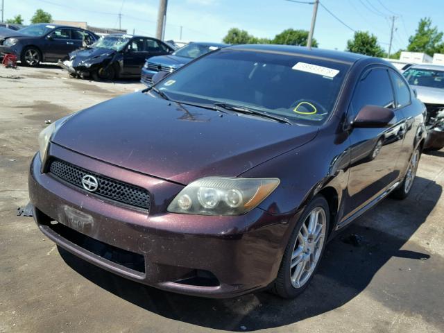 JTKDE167680231146 - 2008 TOYOTA SCION TC 紫色 照片 2