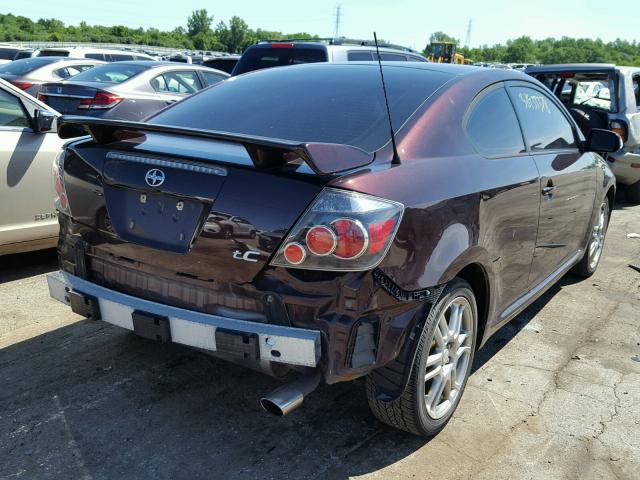 JTKDE167680231146 - 2008 TOYOTA SCION TC 紫色 照片 4