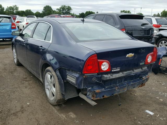 1G1ZA5EU8BF285813 - 2011 CHEVROLET MALIBU LS ლურჯი ფოტო 3
