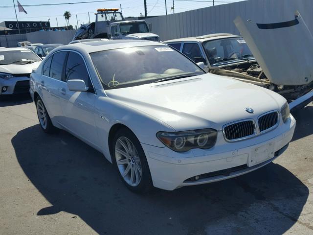 WBAGL63584DP73875 - 2004 BMW 745 I WHITE photo 1