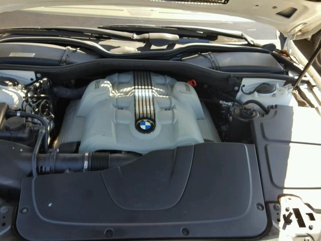 WBAGL63584DP73875 - 2004 BMW 745 I WHITE photo 7
