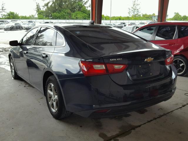 1G1ZB5ST8GF212912 - 2016 CHEVROLET MALIBU LS Mavi foto 3