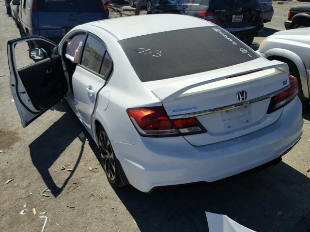 2HGFB6E53DH708192 - 2013 HONDA CIVIC SI WHITE photo 3