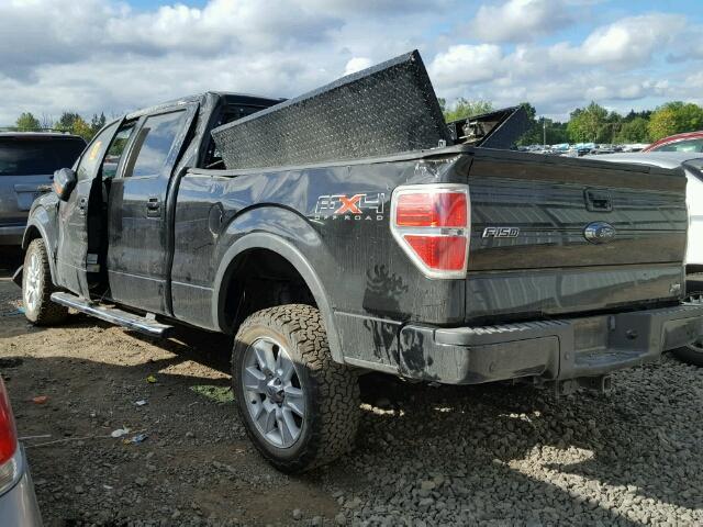 1FTFW1EV8AKE65764 - 2010 FORD F150 BLACK photo 3