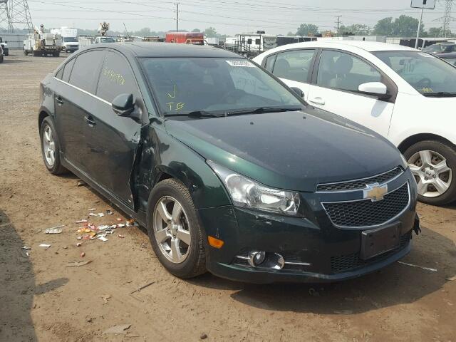 1G1PC5SB5E7224809 - 2014 CHEVROLET CRUZE LT GREEN photo 1