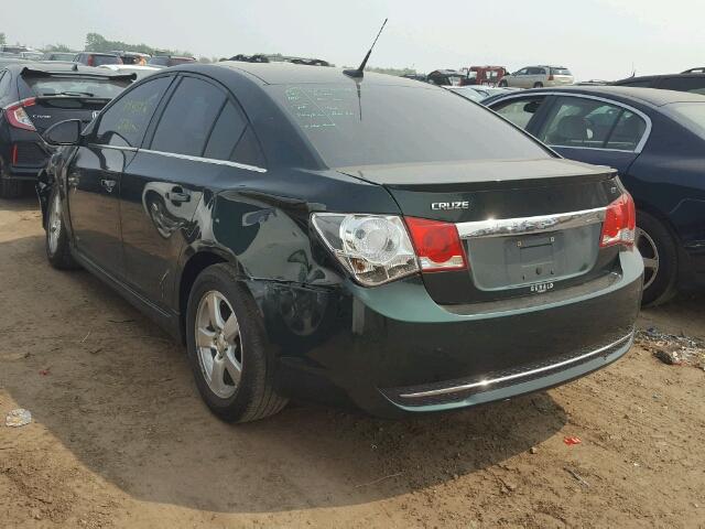 1G1PC5SB5E7224809 - 2014 CHEVROLET CRUZE LT GREEN photo 3