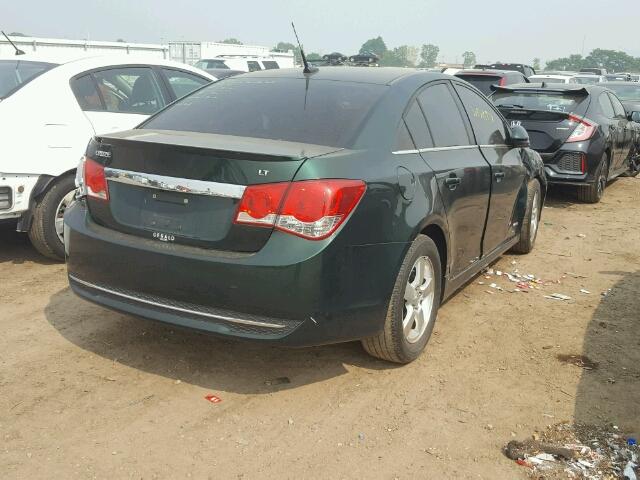 1G1PC5SB5E7224809 - 2014 CHEVROLET CRUZE LT GREEN photo 4