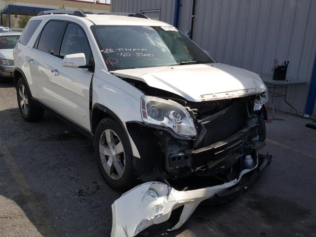 1GKKRREDXCJ192769 - 2012 GMC ACADIA SLT თეთრი ფოტო 1