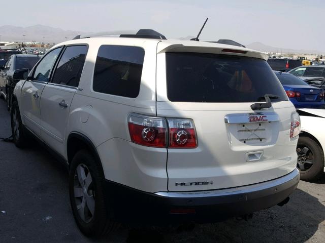 1GKKRREDXCJ192769 - 2012 GMC ACADIA SLT თეთრი ფოტო 3