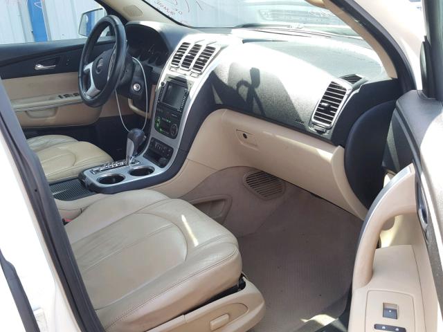 1GKKRREDXCJ192769 - 2012 GMC ACADIA SLT თეთრი ფოტო 5