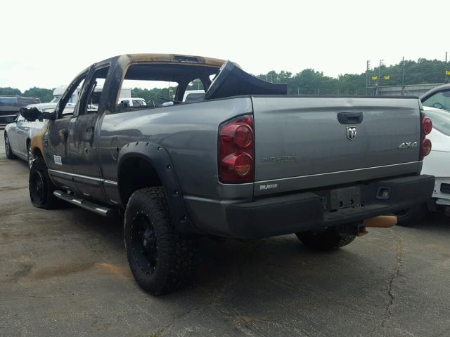 1D7KS28A67J596477 - 2007 DODGE RAM 2500 S BURN photo 3