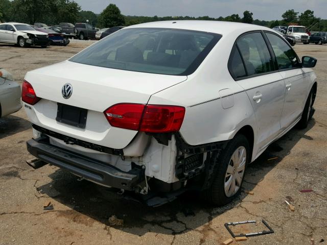 3VW1K7AJ9DM221613 - 2013 VOLKSWAGEN JETTA BASE 白色 照片 4