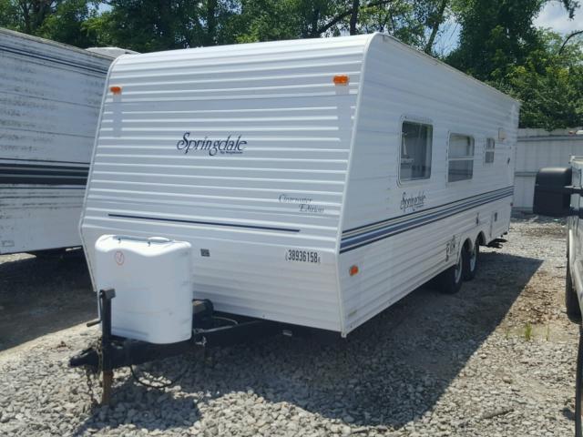 4YDT2452013021503 - 2001 KEYSTONE TRAILER WHITE photo 2