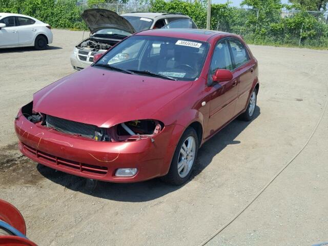 KL1JK65Z37K557239 - 2007 CHEVROLET OPTRA 5 LT RED photo 2