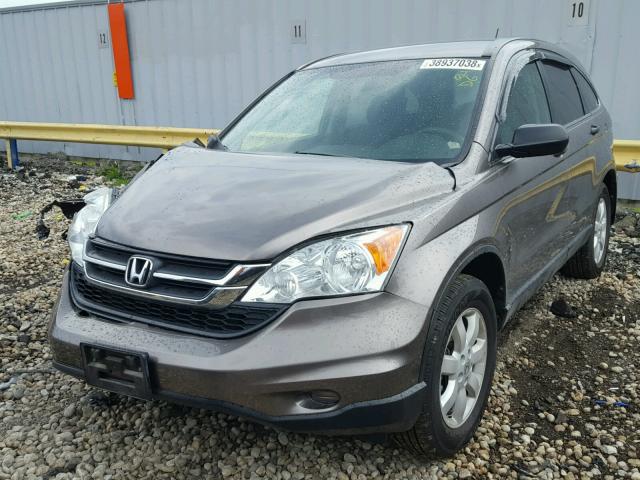 5J6RE4H46BL057144 - 2011 HONDA CR-V SE GRAY photo 2