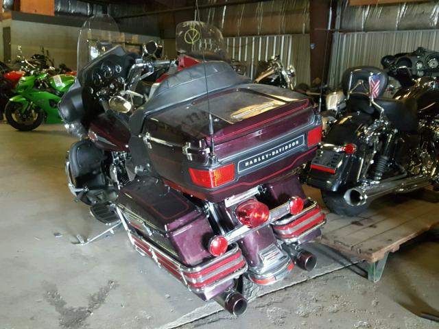 1HD1FCW1X5Y626571 - 2005 HARLEY-DAVIDSON FLHTCUI Бордовый фото 3