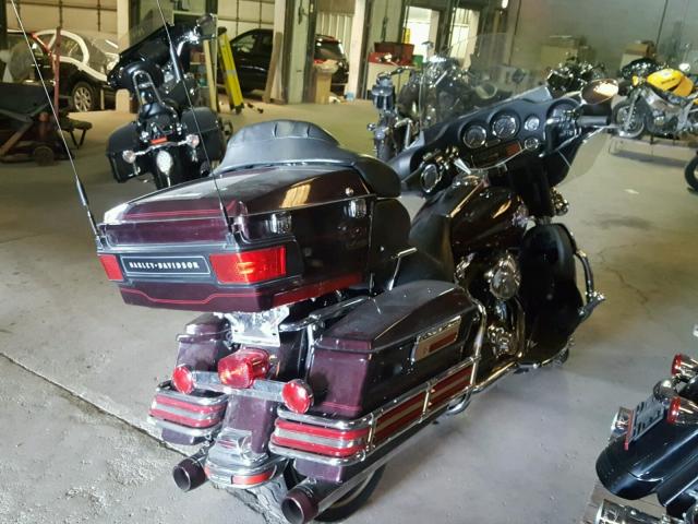 1HD1FCW1X5Y626571 - 2005 HARLEY-DAVIDSON FLHTCUI Бордовый фото 4