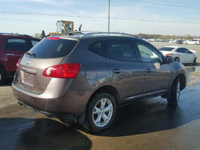 JN8AS58V38W112462 - 2008 NISSAN ROGUE S GRAY photo 4